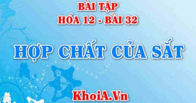 Bài tập hợp chất của Sắt (II) Sắt (III): Giải bài tập 1, 2, 3, 4, 5 trang 145 SGK Hóa 12 bài 32